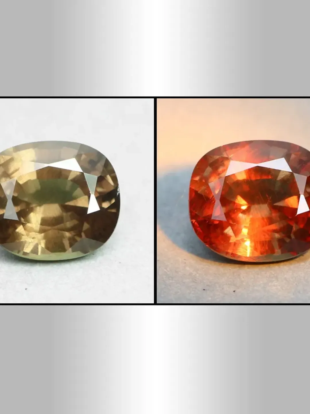 1.65 CT Stunning Rarest Unheated 100% Natural Color Change Garnet Tanzania