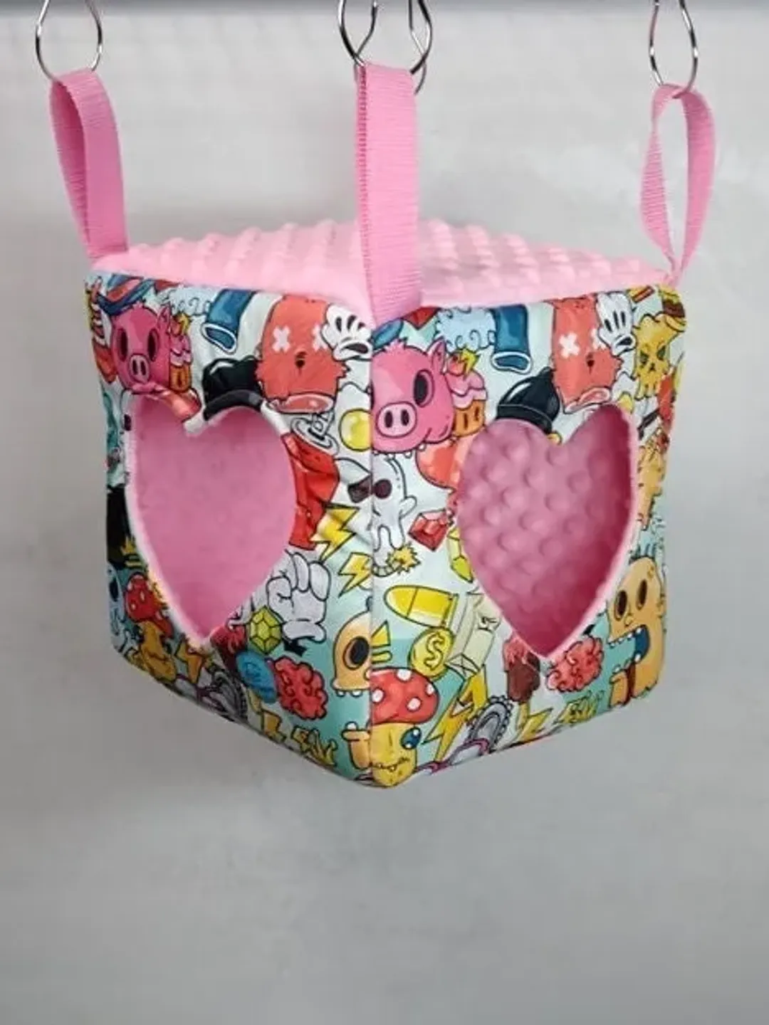 Rat cube hammock, chinchilla cage accessories, rat cage accessories, ferret cage accessories, hammock for small animals