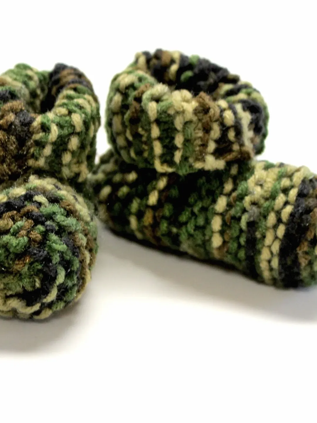 Knit Camouflage Baby Shoes, Military Baby Gifts, Baby Socks, Baby Booties, Great Stocking Stuffers for Baby's First Christmas, Baby Shower
