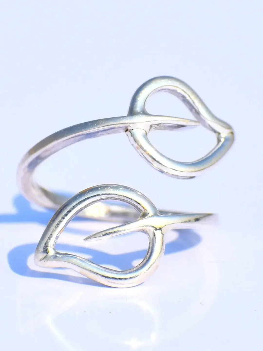 Silver Leaf Ring, Handmade Ring, 925 Sterling Silver Ring, Midi Ring, Wedding Ring, Women Ring, Statement Ring, Valentine Gift, Gift For her