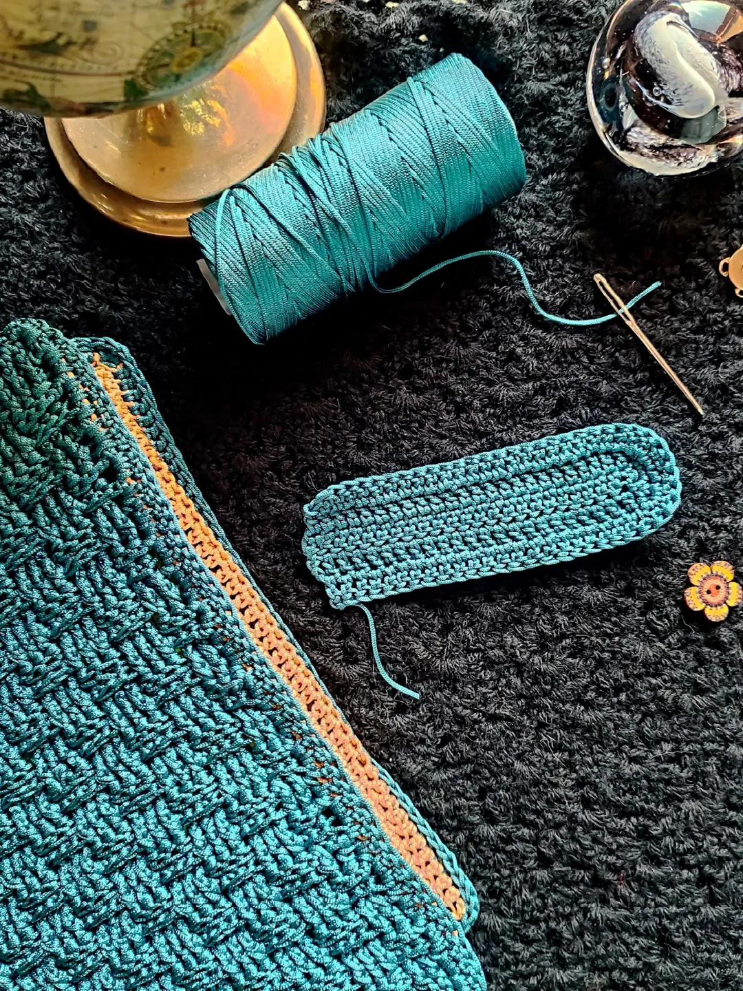Crochet Book Cover Pattern: Basket Weave, Magnetic Strap Closure (PDF ...