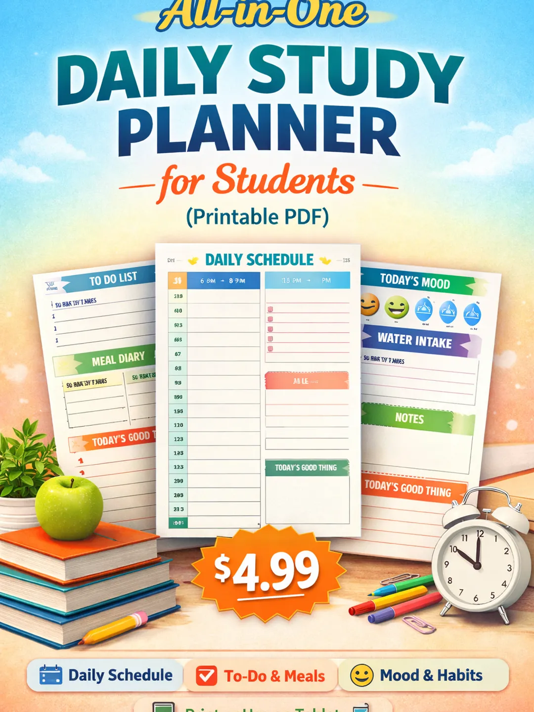 FocusFlow Daily Study Planner