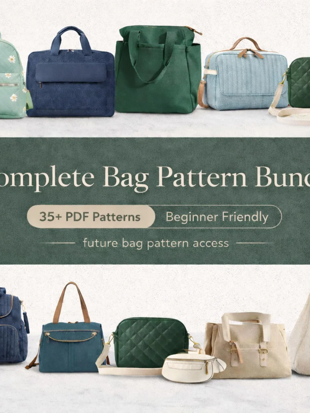 Bag Sewing Pattern Bundle PDF | 35+ Best Selling Bag Patterns ...
