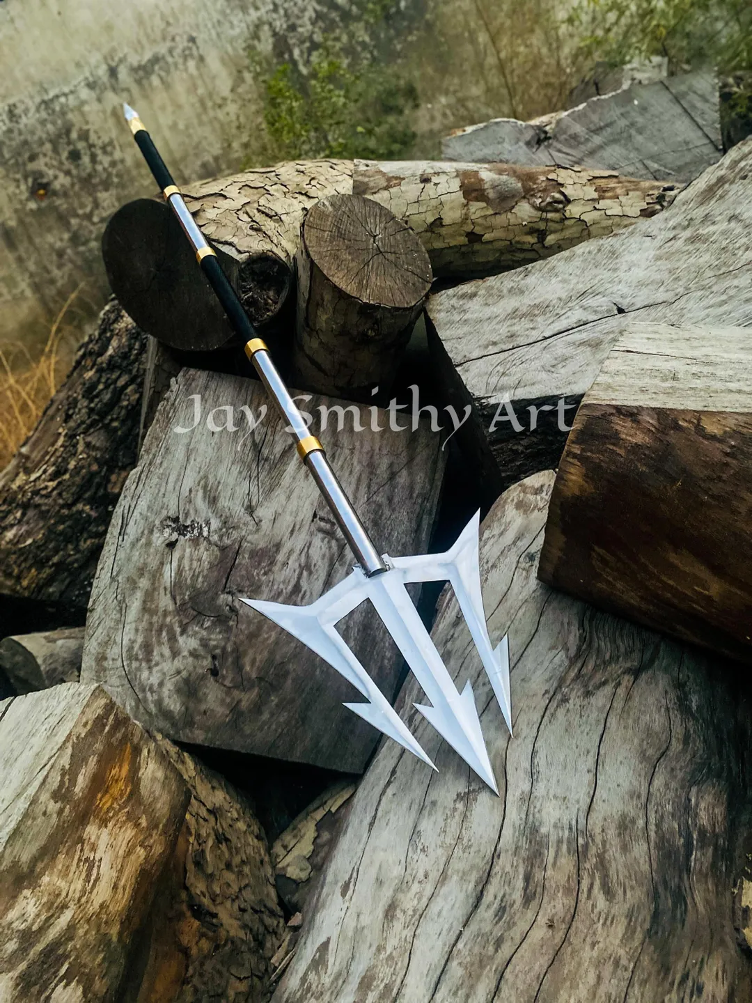 Handmade 1095 High Carbon Steel TRIDENT | Aquaman Spear | Hand