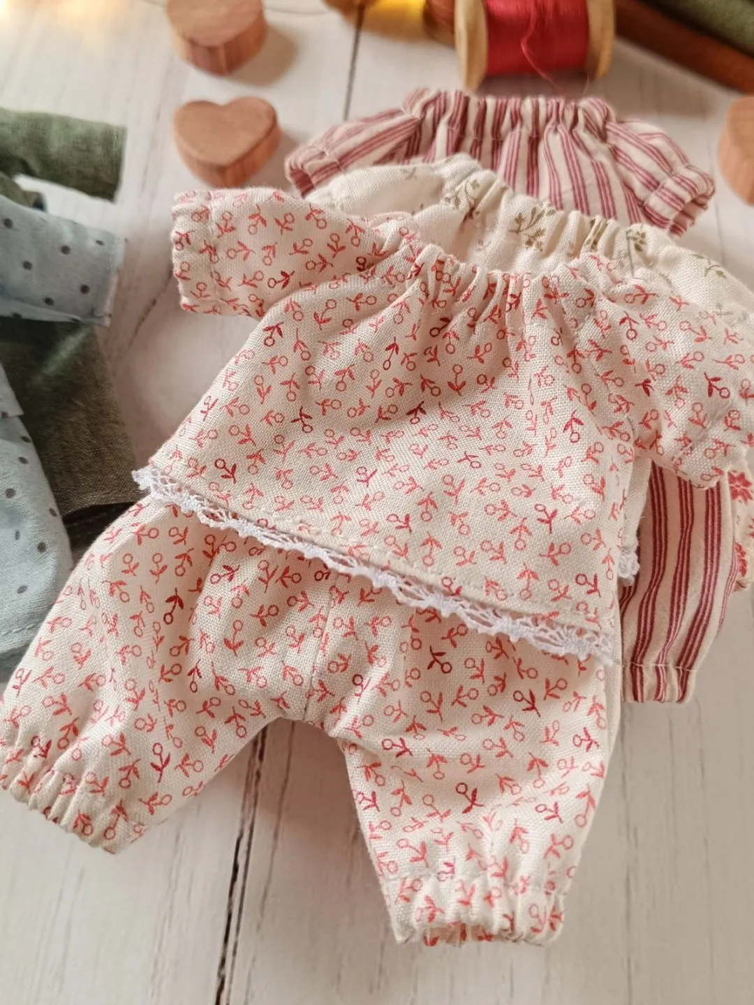 PYJAMAS Sewing Pattern for 6.5 inch flannel animal toys — 16 cm toys ...