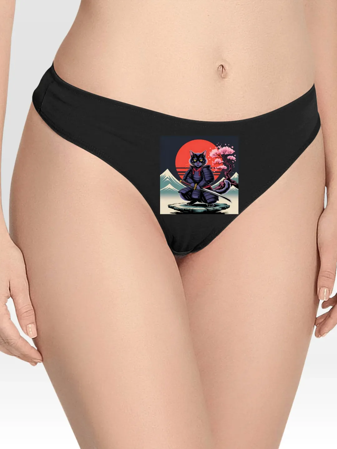 Cat Samurai Lingerie Thong