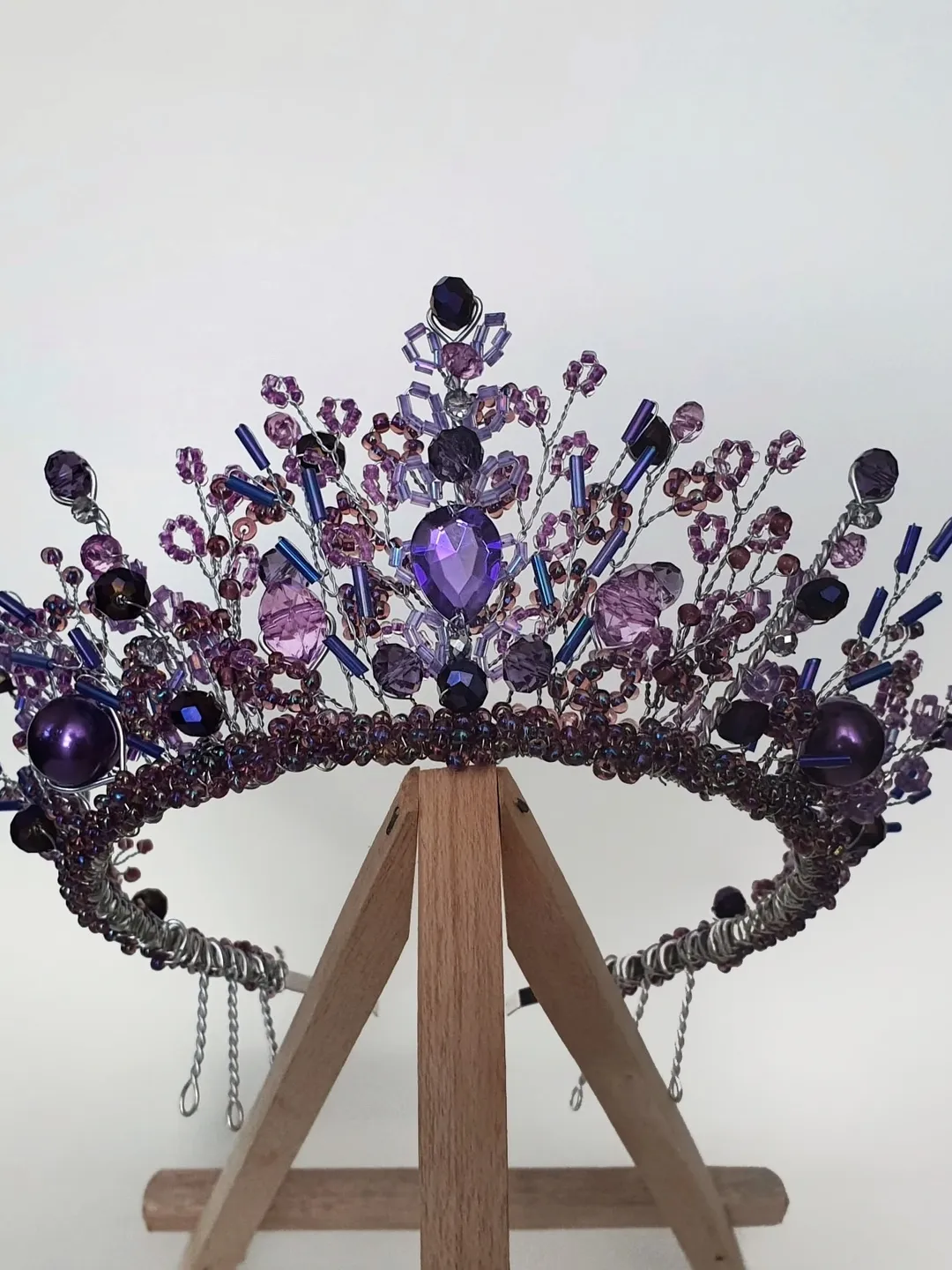 Purple crown, Violet crown, Purple tiara, Violet tiara, Halloween headpiece, Crowns, Children crown, Tiaras, diadem,costume play