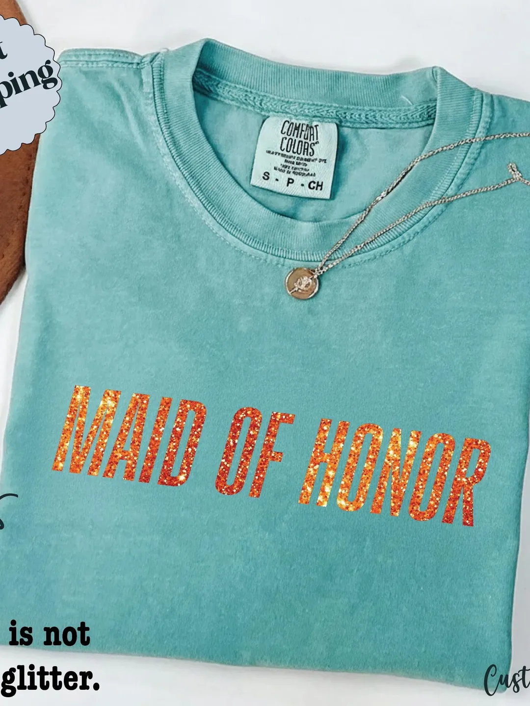 Comfort Colors Showgirl Shirt: Maid of Honor Gift, Concert Tee