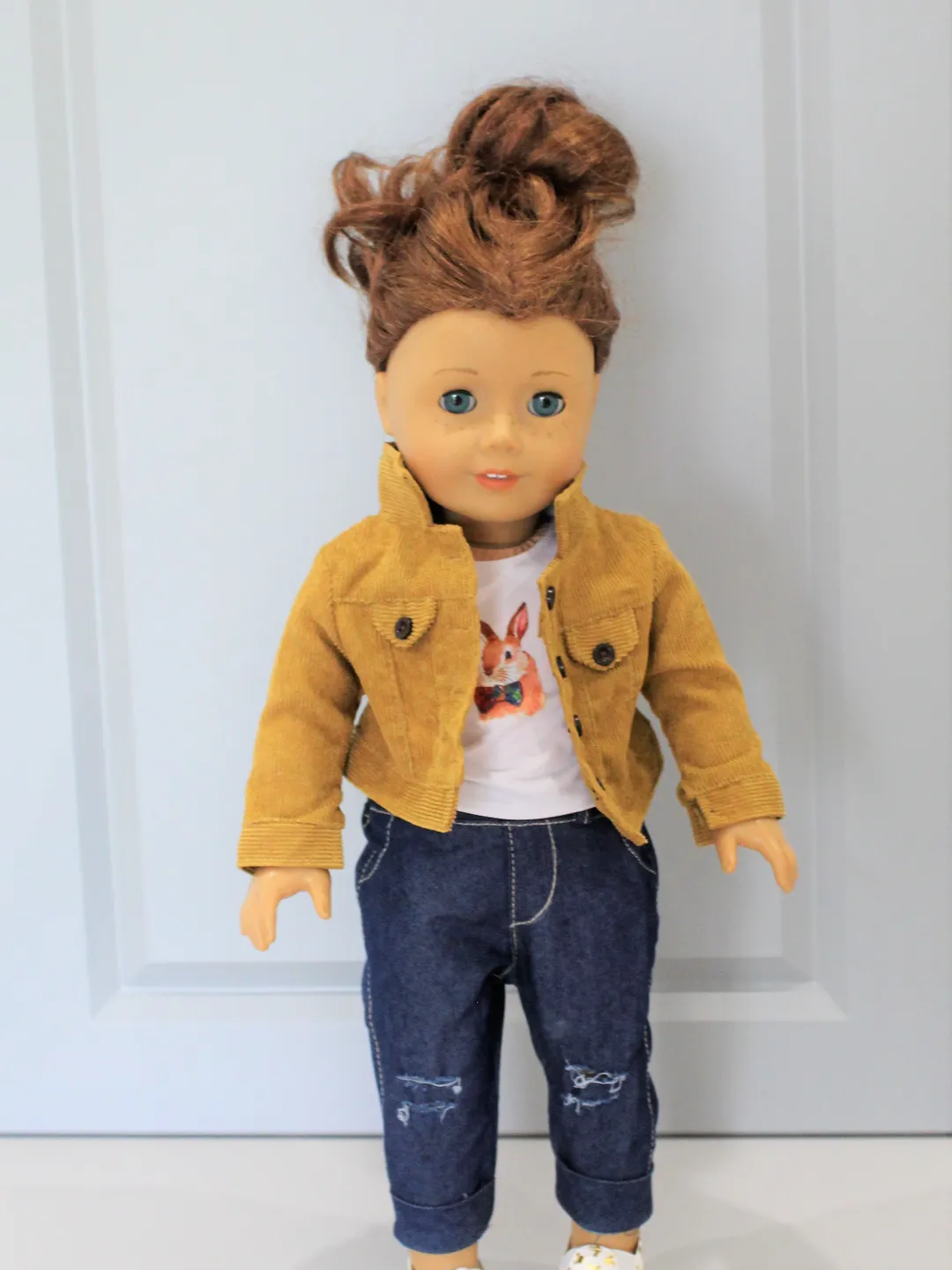 Handmade American Girl Doll Outfit – set of 5 – American Girl Doll Clothes – doll shoes and accessories