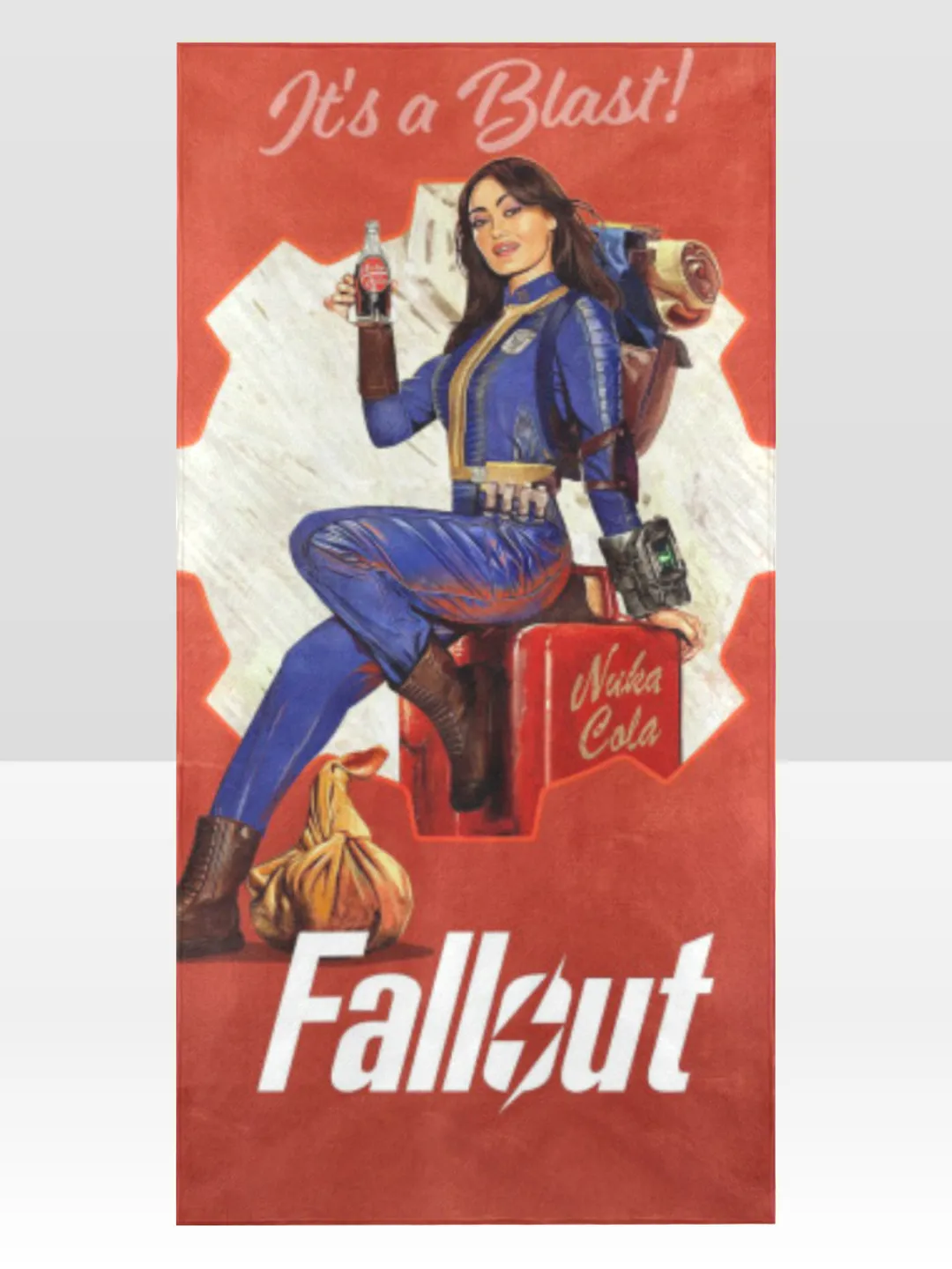 Fallout Nuka Cola Lucy Beach Towel