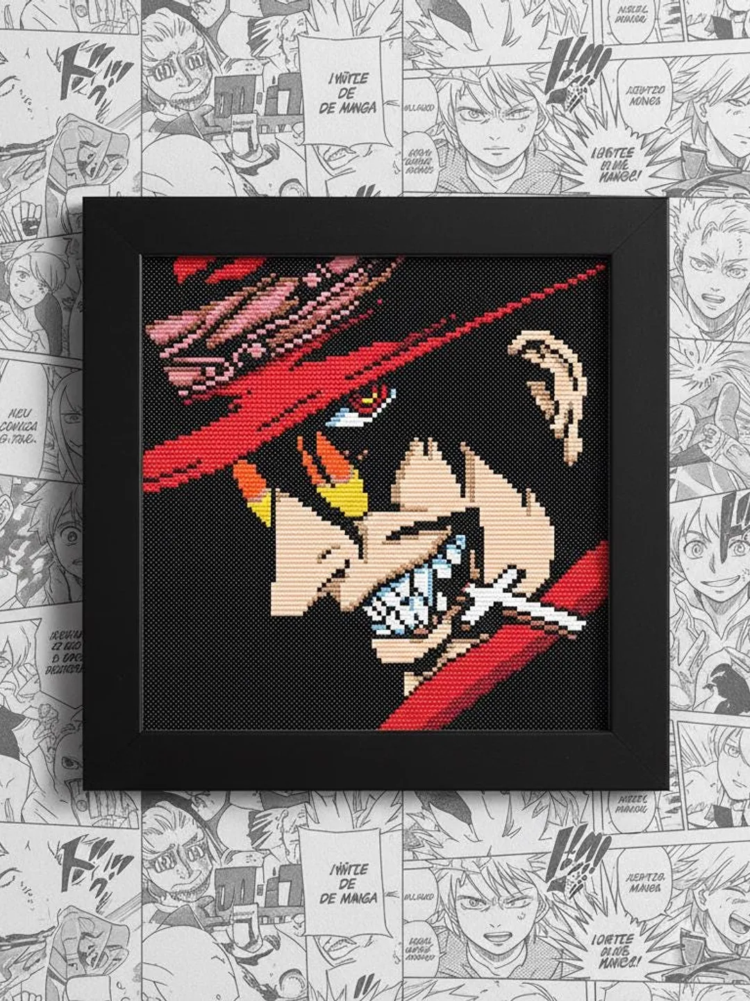 Cross Stitch Pattern /Tapestry Crochet / Alucard (Dracula) - Hellsing ...
