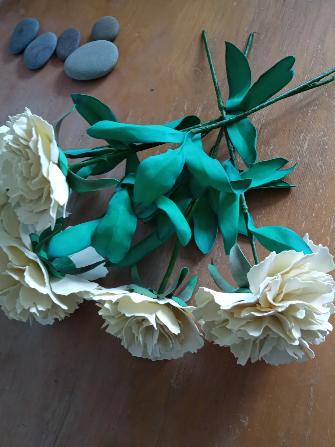 Artificial bouquet pink peonies by hand/interior flowers for home decoration/handmade floral arrangements/gifts for her