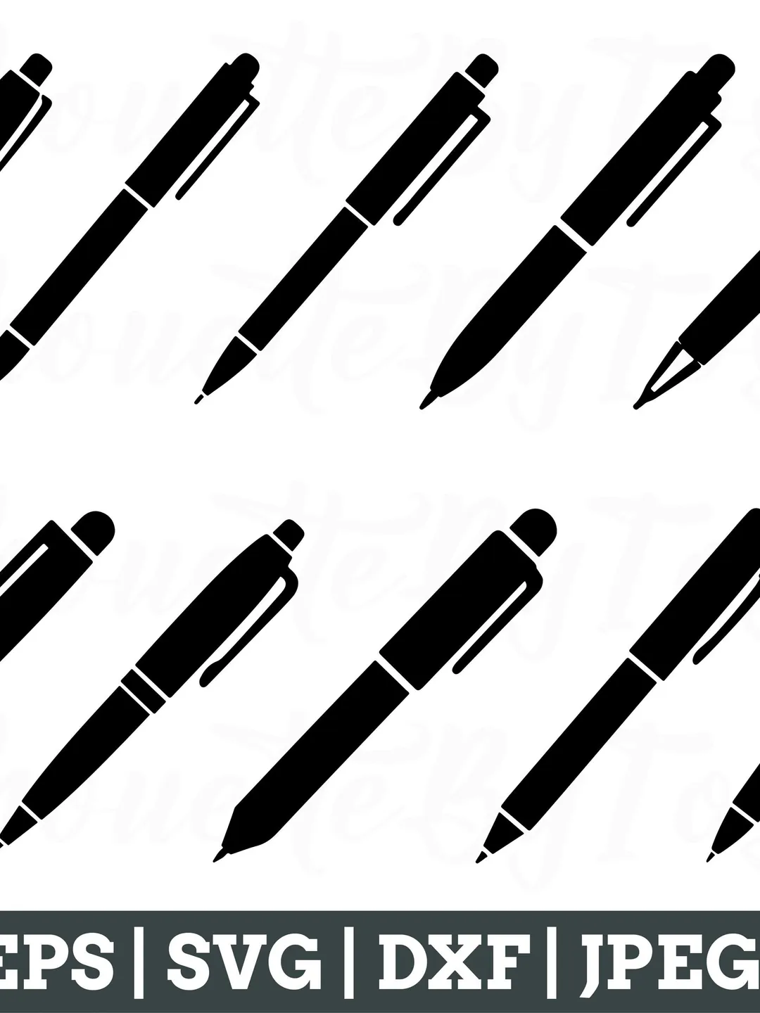 Pen Svg, Pen Silhouette, Pen Cut FIle, Pen Vector, Pen Dxf, Jpeg, Png