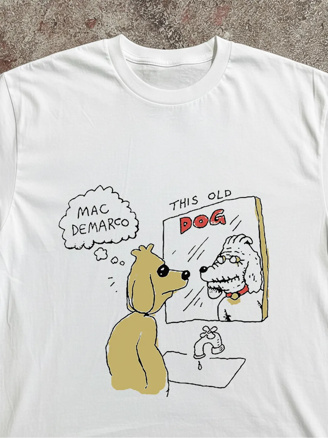 Mac Demarco This Old Dog Album Tee – Indie Music Apparel