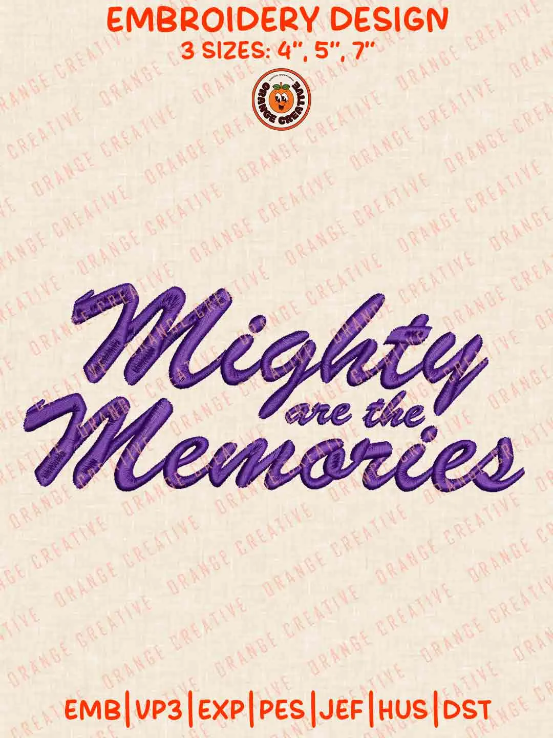 Washington Huskie Mighty Are The Memories Embroidery Design Files, Football Embroidery Designs, Sport Machine Embroidery Files, 3 Sizes, Custom Sizes, Instant Download