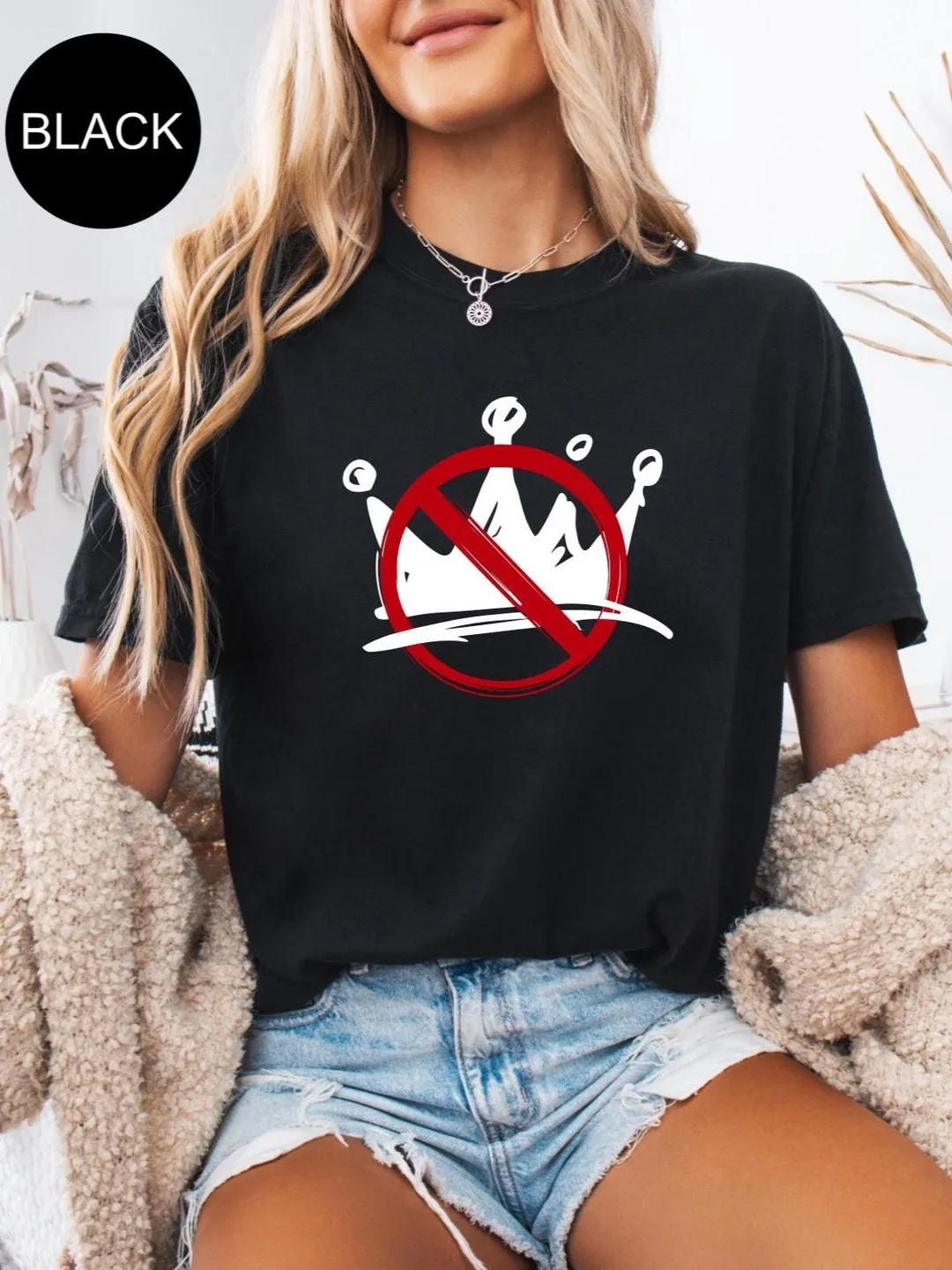 Comfort Colors® No Kings Shirt, No Kings In America Since Shirt, Protest Shirt, Political Tee, Pro Democracy Shirt, Patriotic Protester Tee