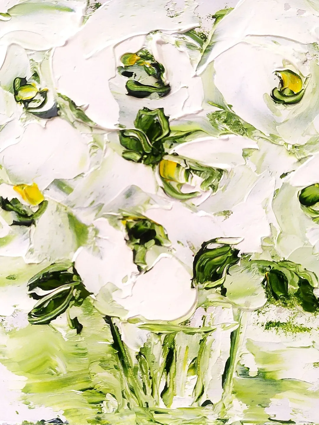 Peonies Painting Flower Original Art Impasto Painting Floral Small Art Peony Original Art Oil boho wall art 4x4 painting by ArtProkopaloSv