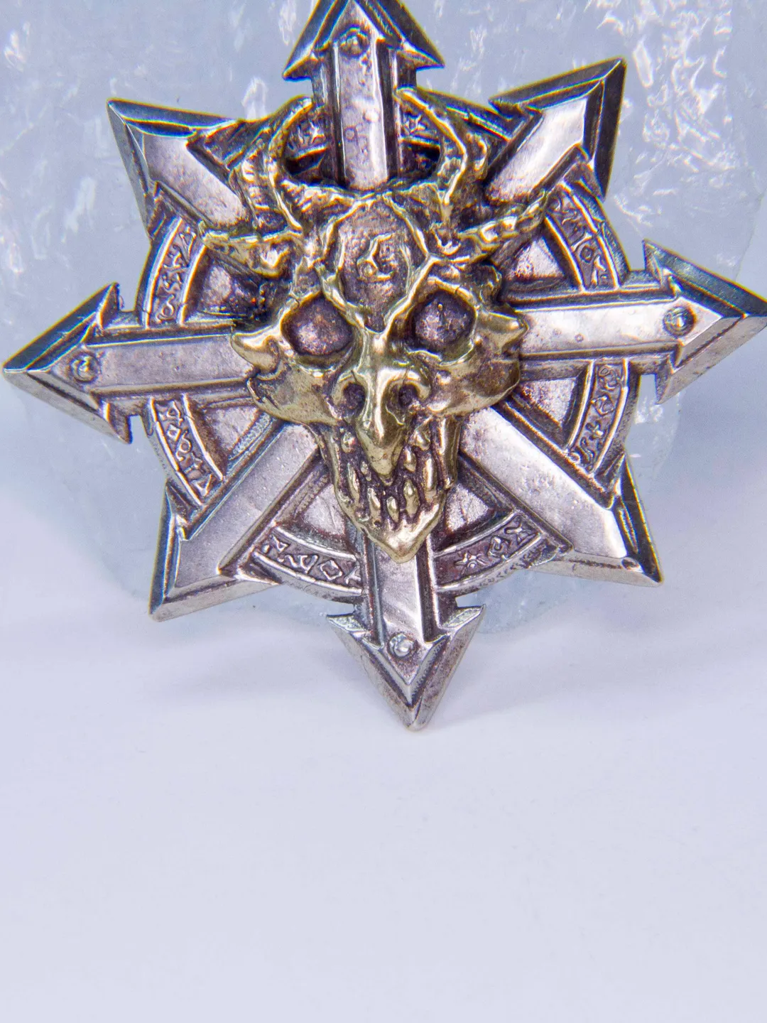 Large Chaos Star Pendant - Tzeentch