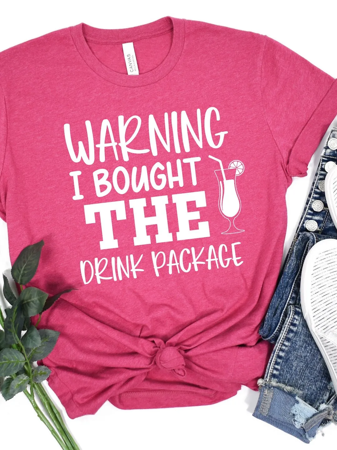 Cruise Vacation Shirt: Funny 'I Bought The Drink Package' Tee