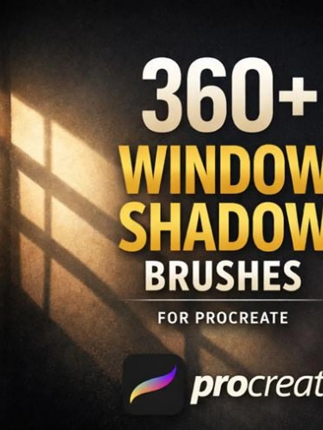 Procreate Window Shadow Brushes | Cinematic Light, Realistic Sunlight Effects (Digital Artist)