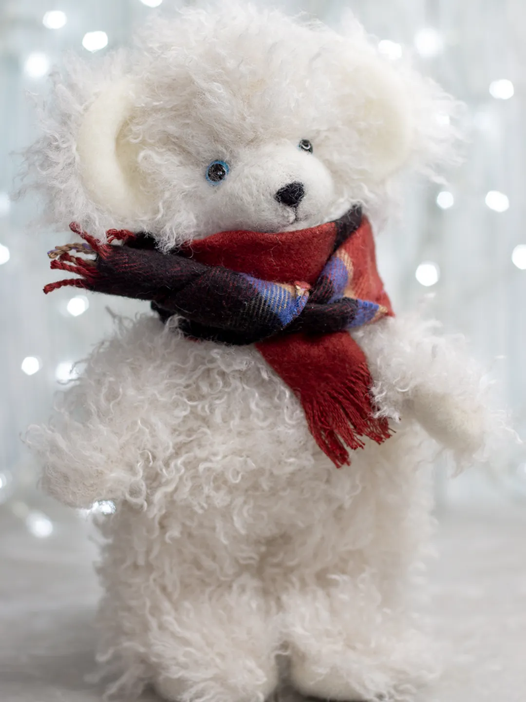 Teddy cat, White plush cat, Stuffed cat, Collectible cat, Room design, Cat figurine, Soft cat, Exclusive toys, Toys