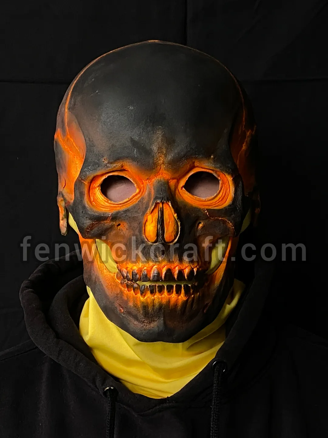 Scorched Mask - Ghost Rider/Helm with Movable Jaw