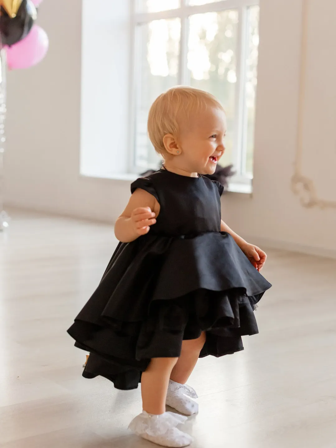 Black Toddler Dress, Black Flower Girl Dress, Cake Smash Outfit, New Year Photoshoot, 1st Birthday Dress, High Low Dress, Formal Baby Dress Black Toddler Dress, Black Flower Girl Dress, Cake Smash Outfit, New Year Photoshoot, 1st Birthday Dress, High Low Dress, Formal Baby Dress