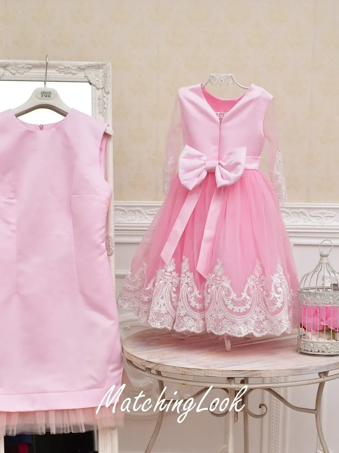 Mommy And Me Dress, Pink Formal Dress, Matching Mother Daughter Dress, Pink Photoshoot Dress, Pink Tutu Dress, Tutu Matching Dresses