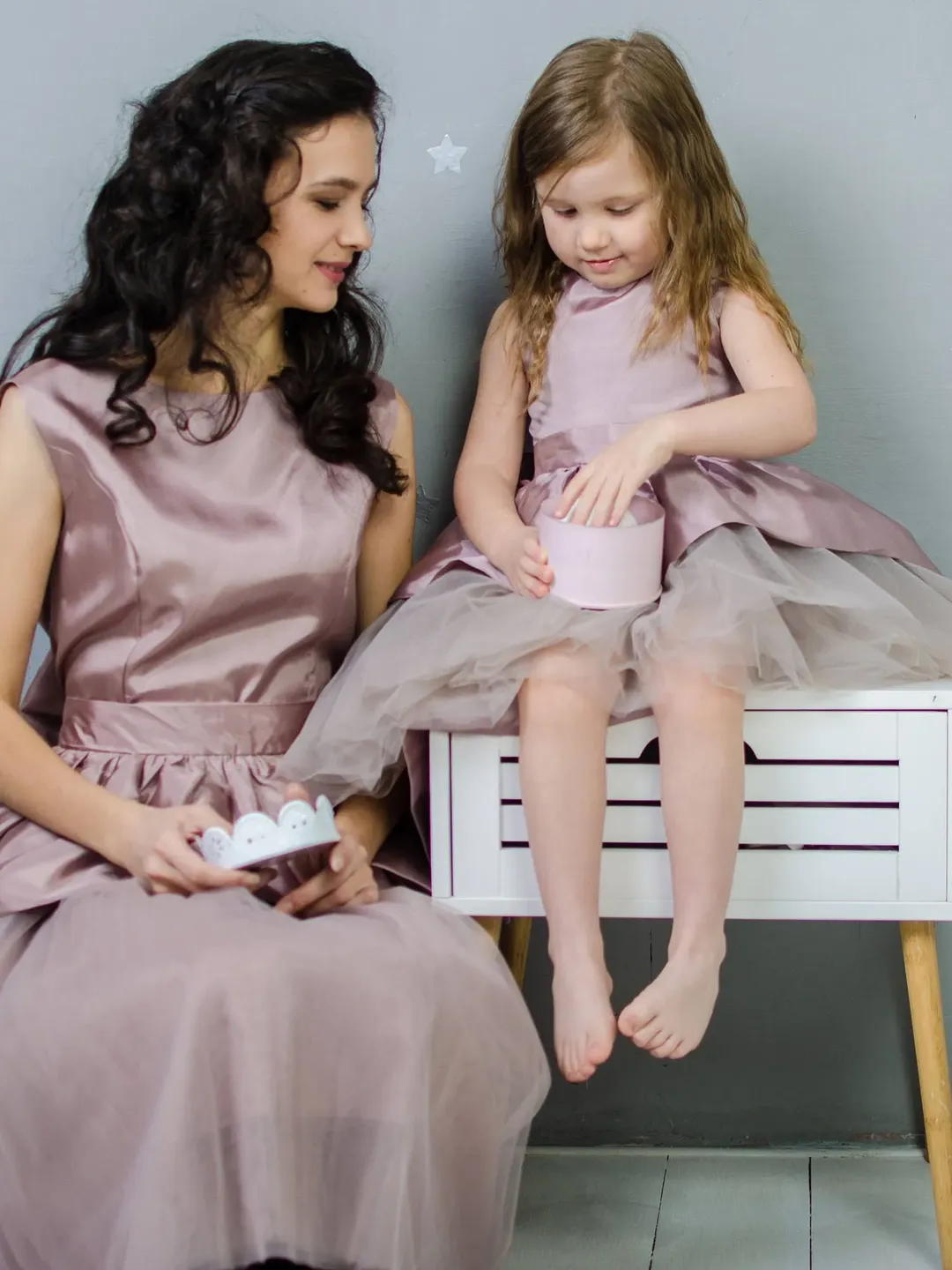 Mother Daughter Matching Dresses, Mommy And Me Outfit, 1st Birthday Dress