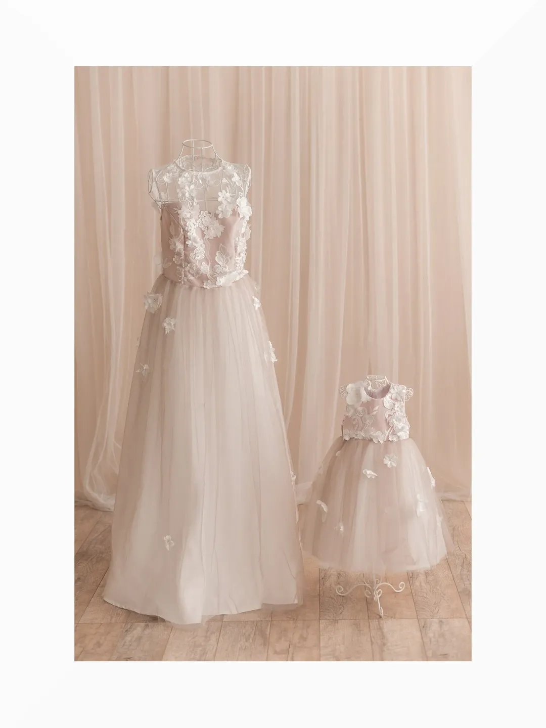Mother Daughter Matching Wedding Dress, Mommy And Me Outfit, Matching Wedding Dress, Matching Mom Dress, Matching Girl Dress, Toddler Dress