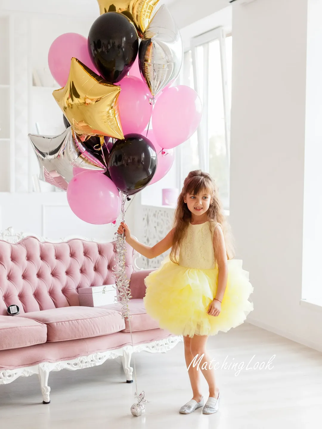 pink and yellow tutu dress Yellow Tutu Dress, Birthday Dress, Toddler Girl Tulle Dress, Special  Occasion, Flower Girl Dress, Summer Photoshoot, Girl Sundress, Boho