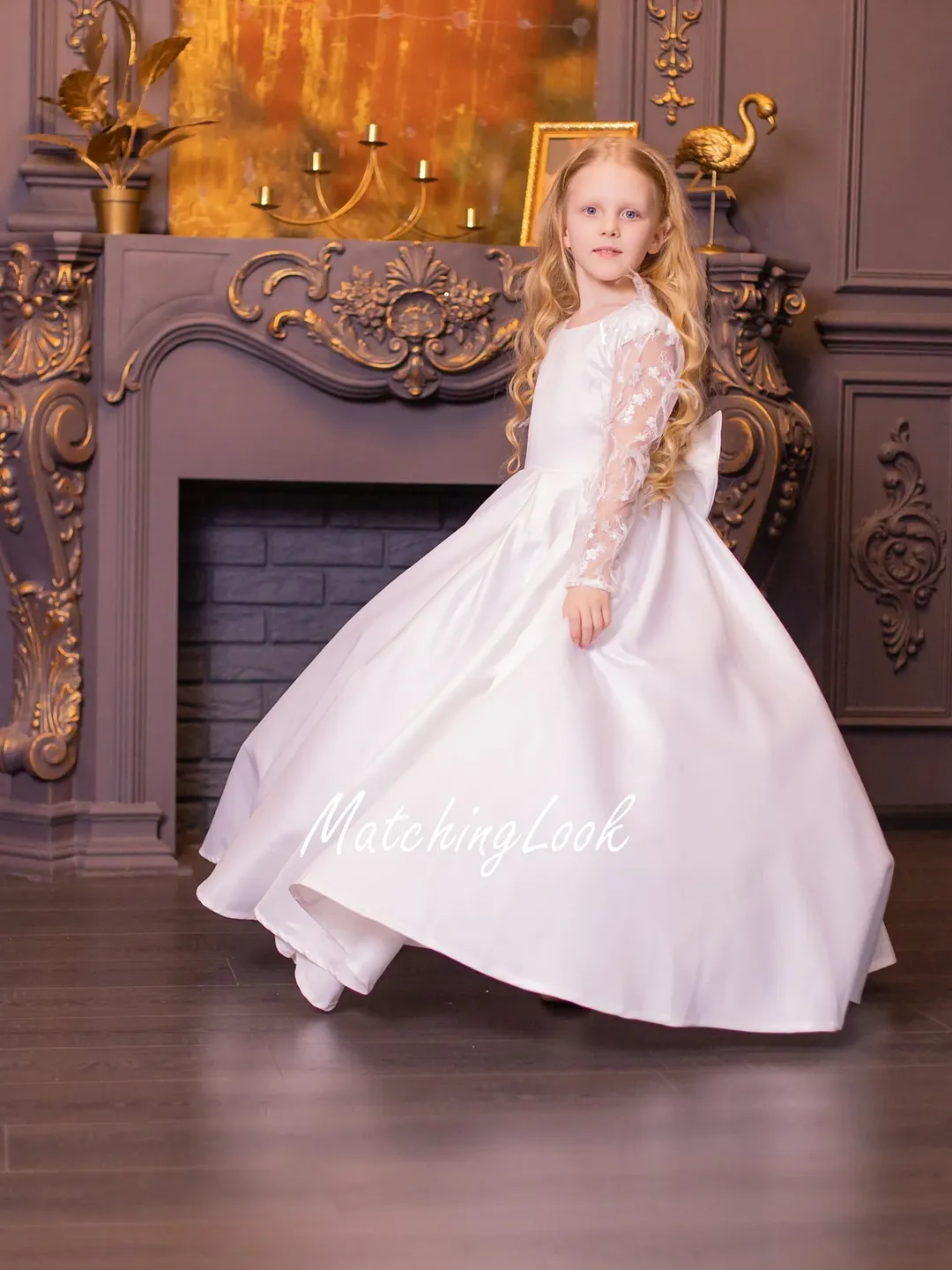green emerald velvet dress Blush Pink Toddler Party Dress with Flounces 3T / Gold main image 1