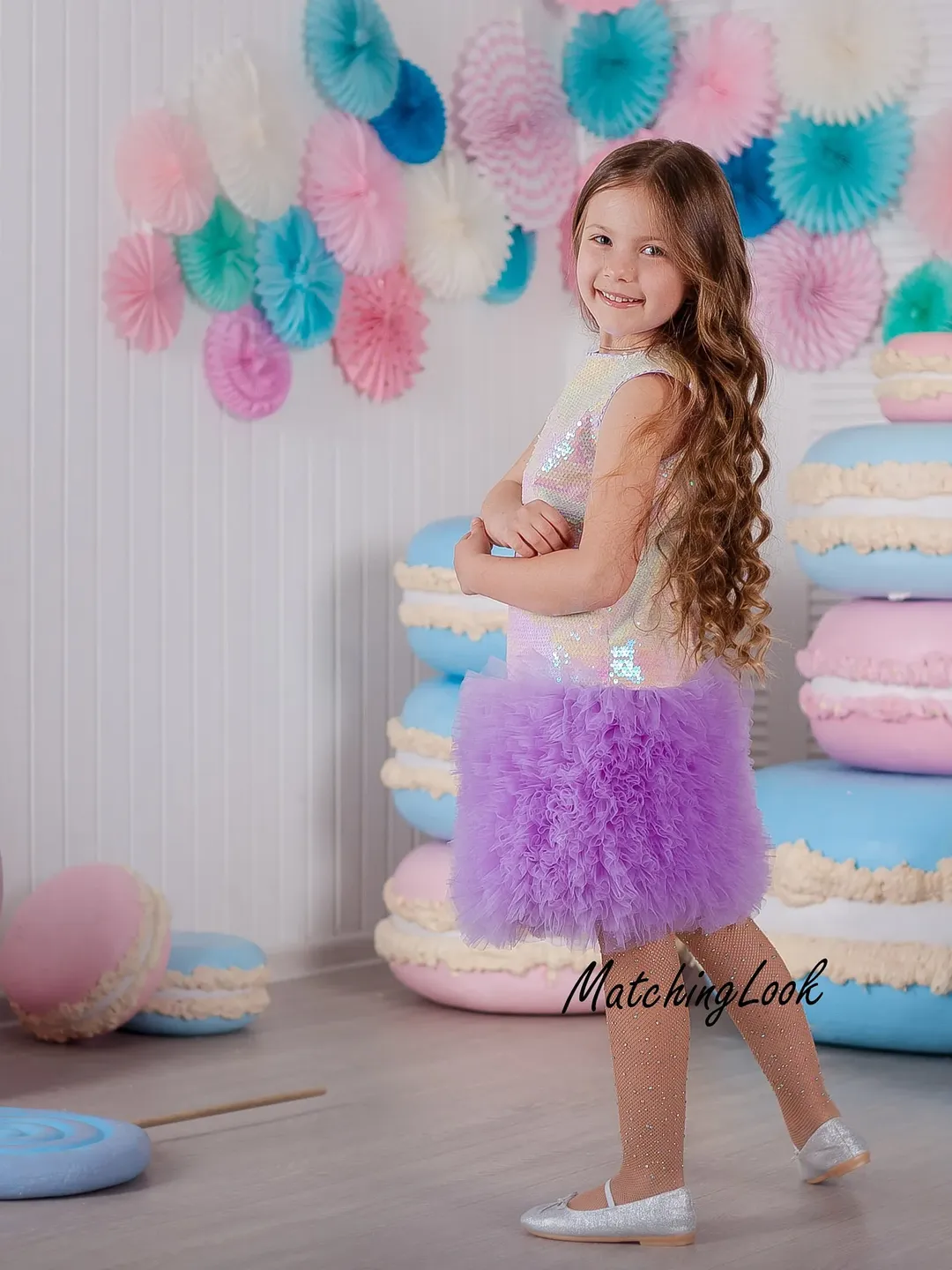 New Year Dress, Unicorn Dress Girls, Sequin Dress, Sparkly Dress Toddler, Holiday Photoshoot, Party Girl Dress, Special Occasion Dress