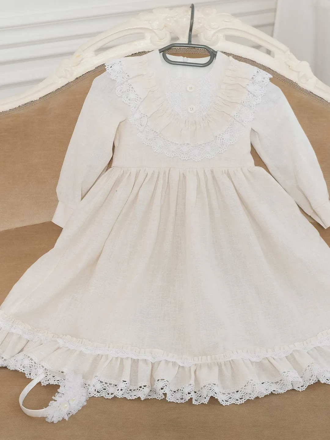 chinese dress ladies Girls Lace Baptism Dress main image 0