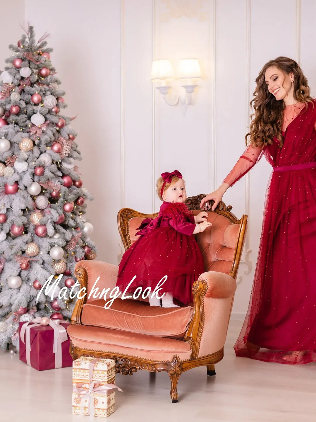 floor length christmas dress Mrs. Claus Green Velvet Dress main image 1