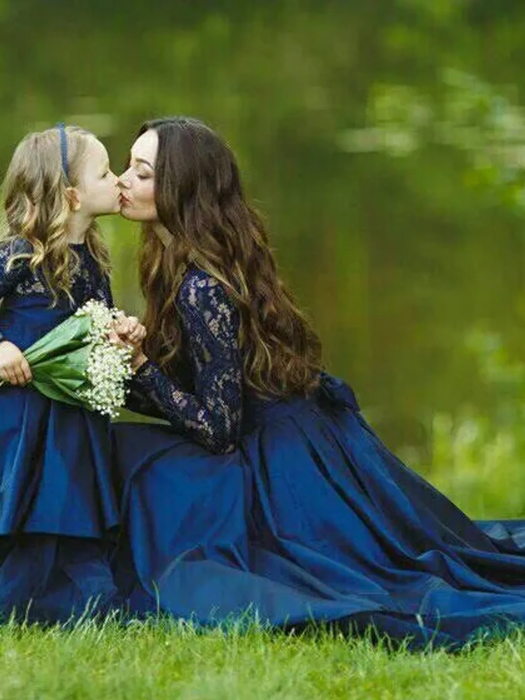 Mother Daughter Matching Dress, Princess Dress, Hanukkah Photoshoot, Mommy And Me Holiday Dress, Navy Flower Girl Dress, Fantasy Dress Mother Daughter Matching Dress, Princess Dress, Hanukkah Photoshoot, Mommy And Me Holiday Dress, Navy Flower Girl Dress, Fantasy Dress