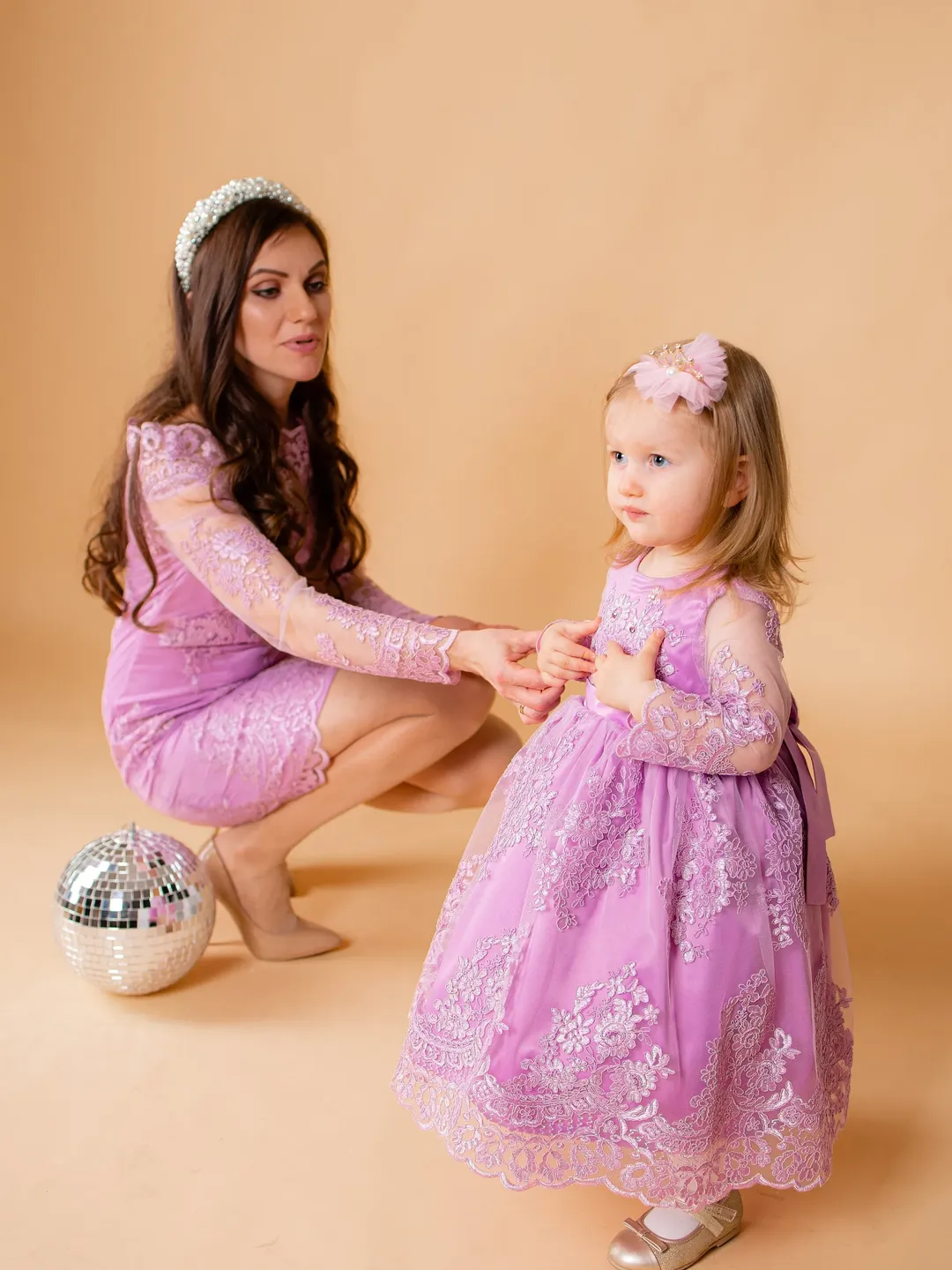 open lace back dress Shop Wine Colored Maxi Matching Mommy and Me Dresses - Lace Mother Daughter A Line Dress in Burgundy Color