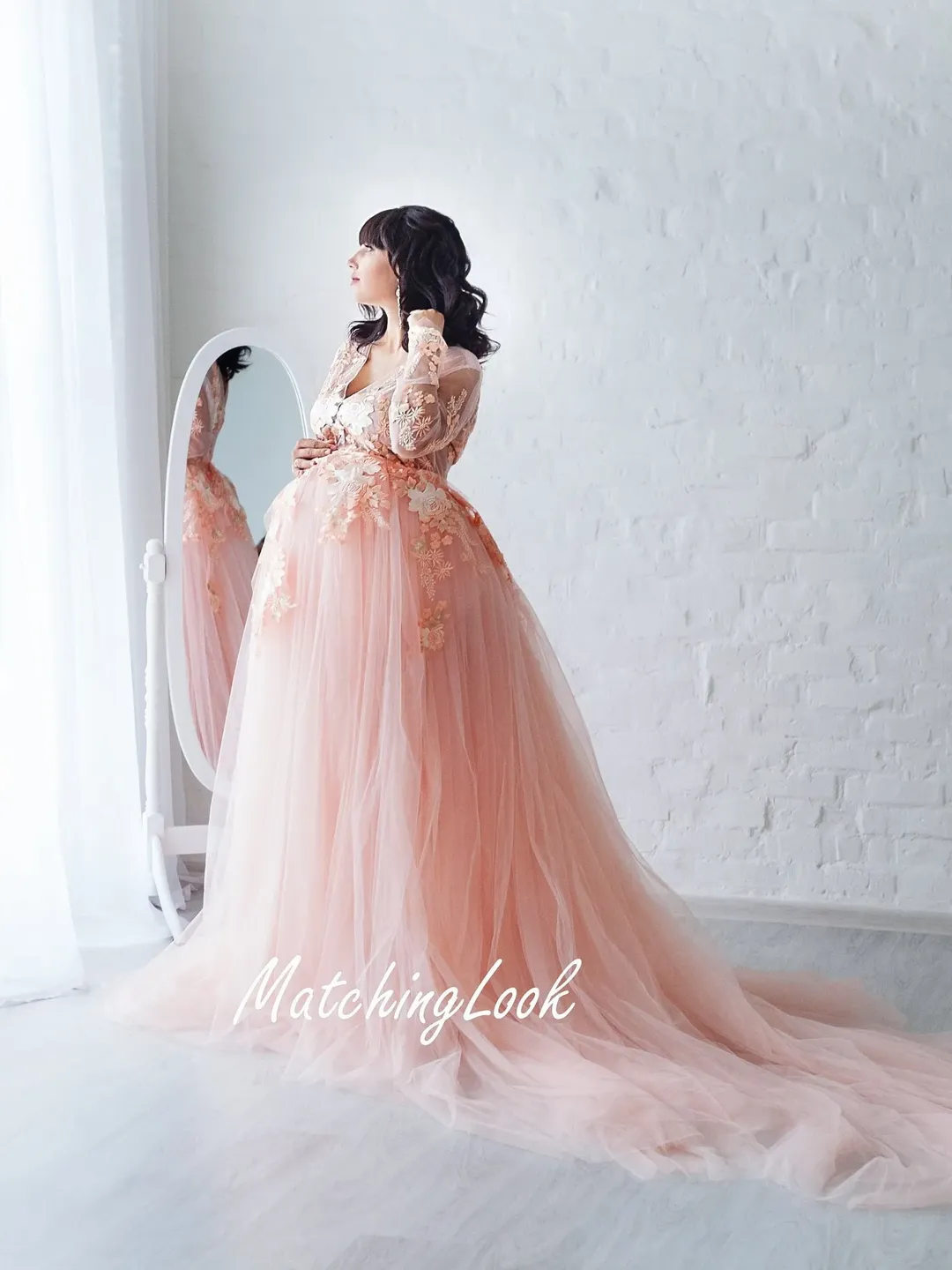 chinese dress ladies Infinity Convertible Florence Lace Wedding Gown – Ms. Grace main image 1