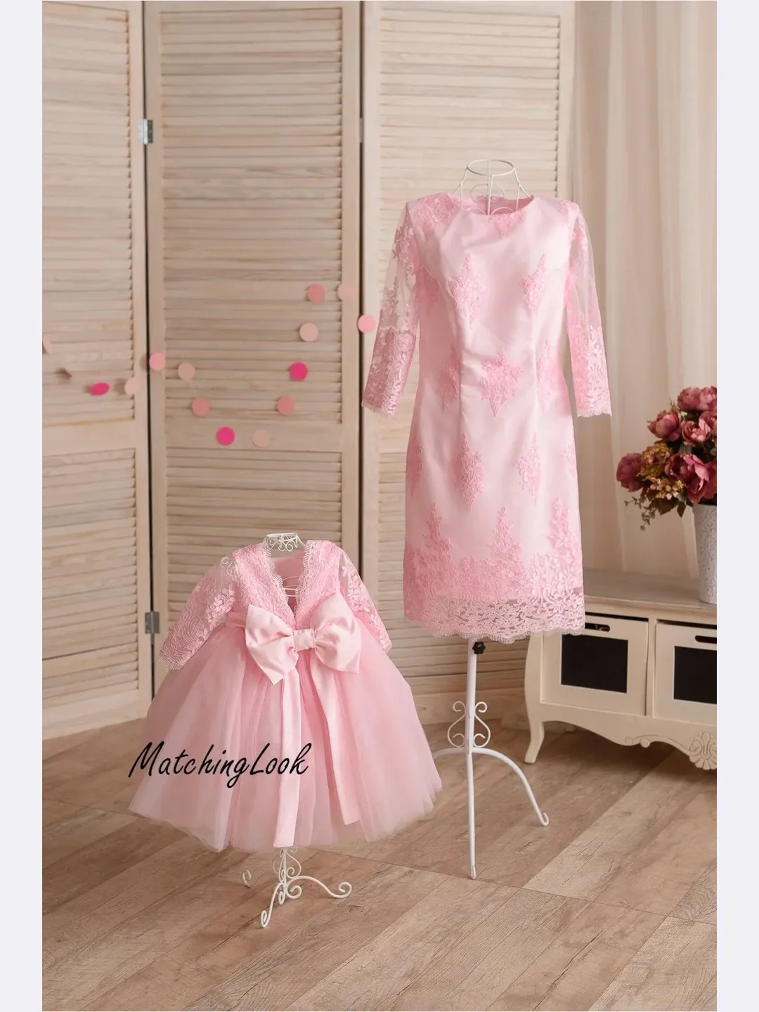 Mother Daughter Matching Dress, Pink Tutu Dress, Formal Dress, Photoshoot Dress, Mommy and Me Outfit, Flower Girl Dress, Baby Tutu Dress