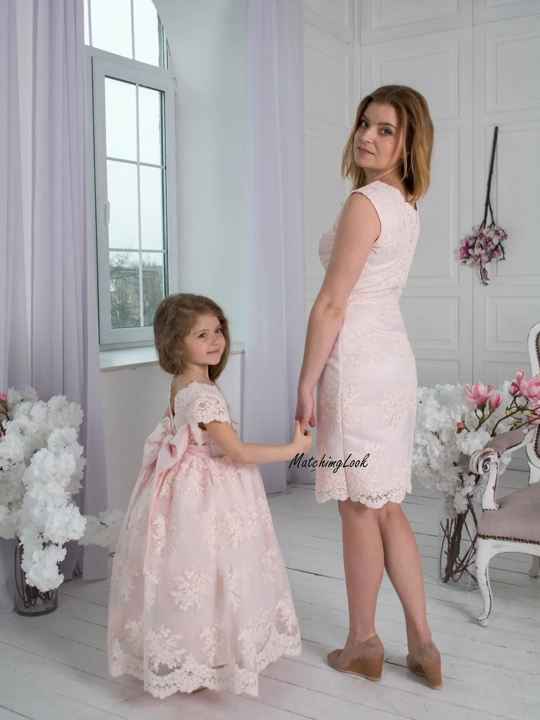 Mommy And Me Dress, Mother Daughter Matching Dress, Mommy And Me Outfit, 1st Birthday Party Dresses, Girl Matching Dresses, Princess
