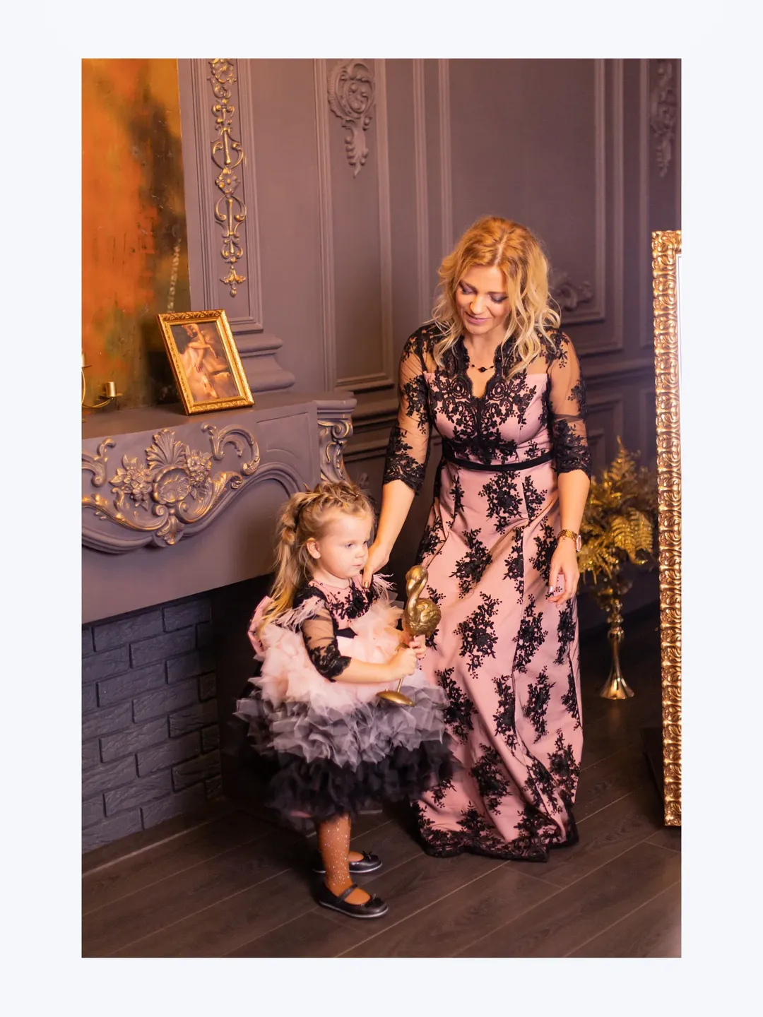 mother daughter matching dresses for birthday Mother Daughter Matching Dresses, Matching Lace Dress, Matching Guest Dress, Wedding Formal Dress,Matching Birthday Outfit,Matching Occasion