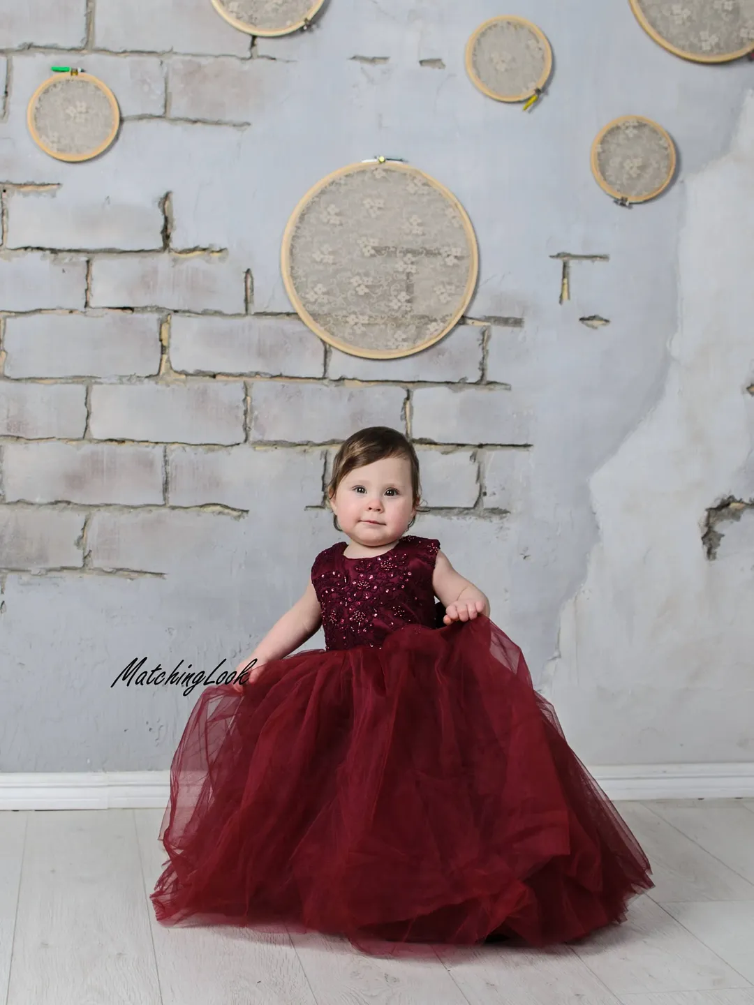 burgundy newborn dress Celandine Embellished Backless Maxi Dress in Burgundy