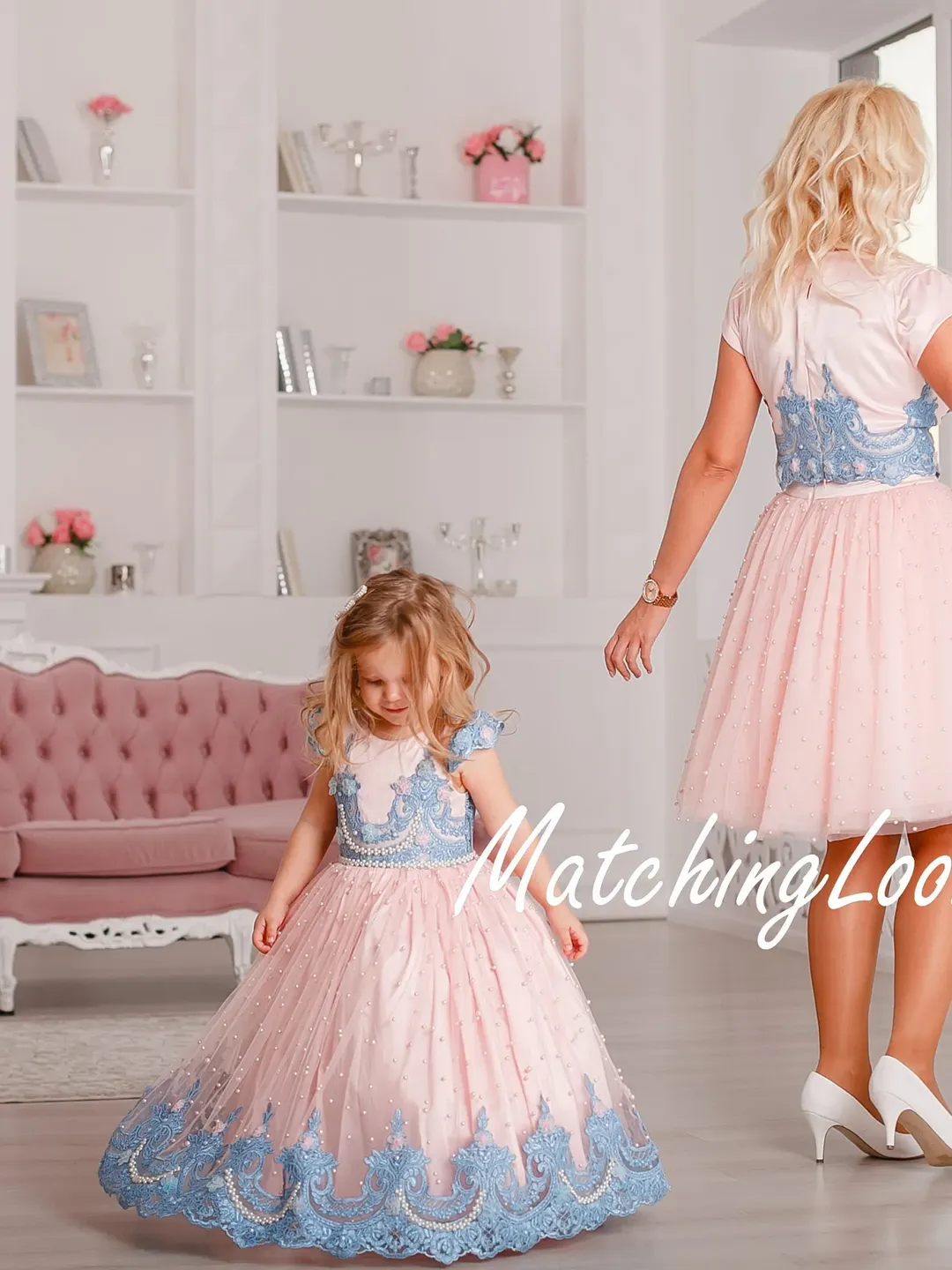 Matching Formal Dresses, Princess Dress, Mommy and Me Outfit, Girl Birthday  Dress, Photoshoot Dress, Toddler Gown Dress, Girl Tulle Dress