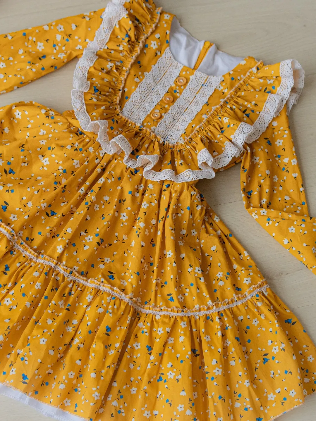 garden party dress yellow Lavish Garden Party Mini Dress