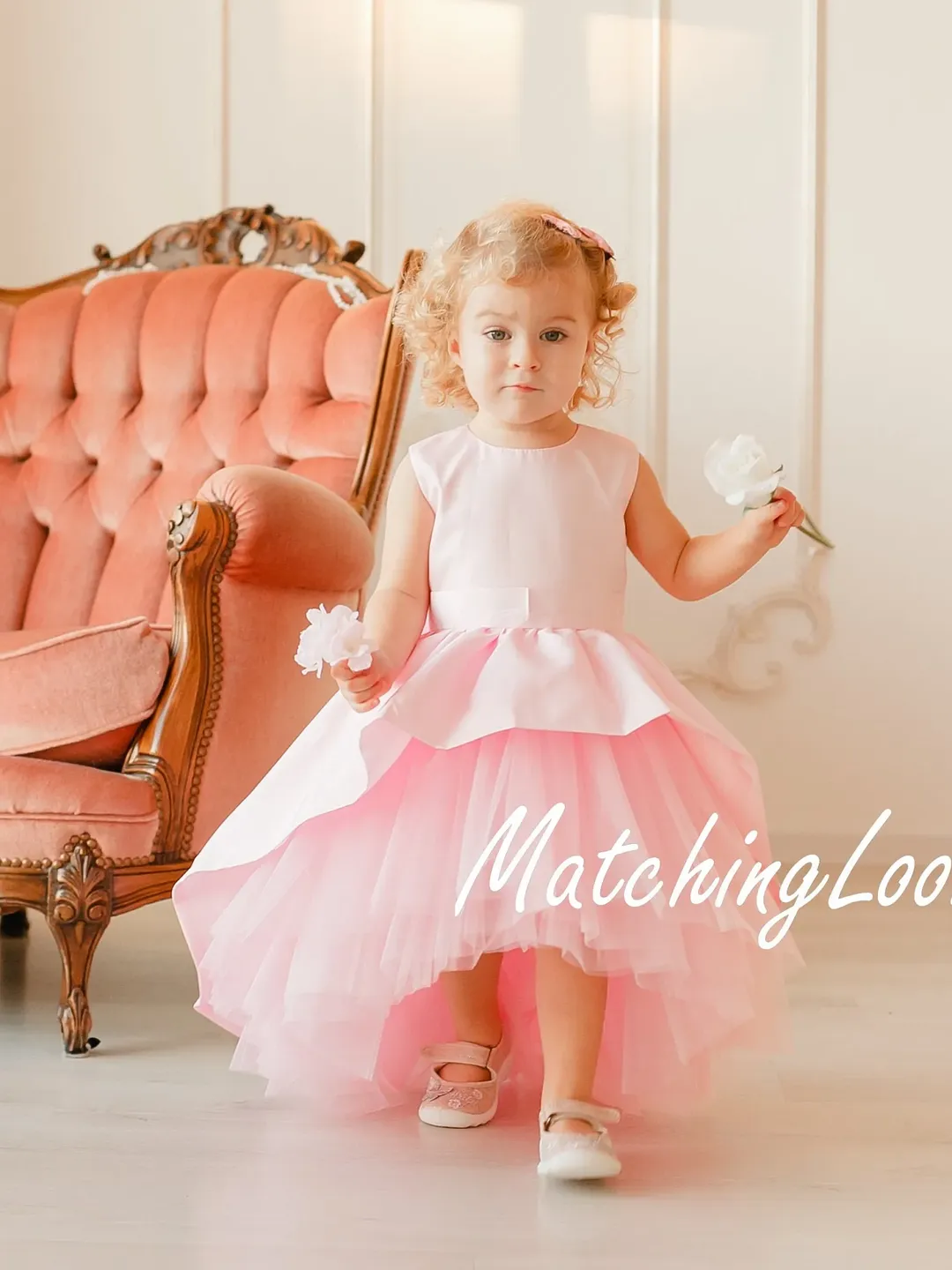 Toddler Party Dress, Pink Girl Dress, High Low Dress, 1st Birthday Dress, Cake Smash Dress, Girl Formal Gown, Photoshoot Dress, Princess Toddler Party Dress, Pink Girl Dress, High Low Dress, 1st Birthday Dress, Cake Smash Dress, Girl Formal Gown, Photoshoot Dress, Princess
