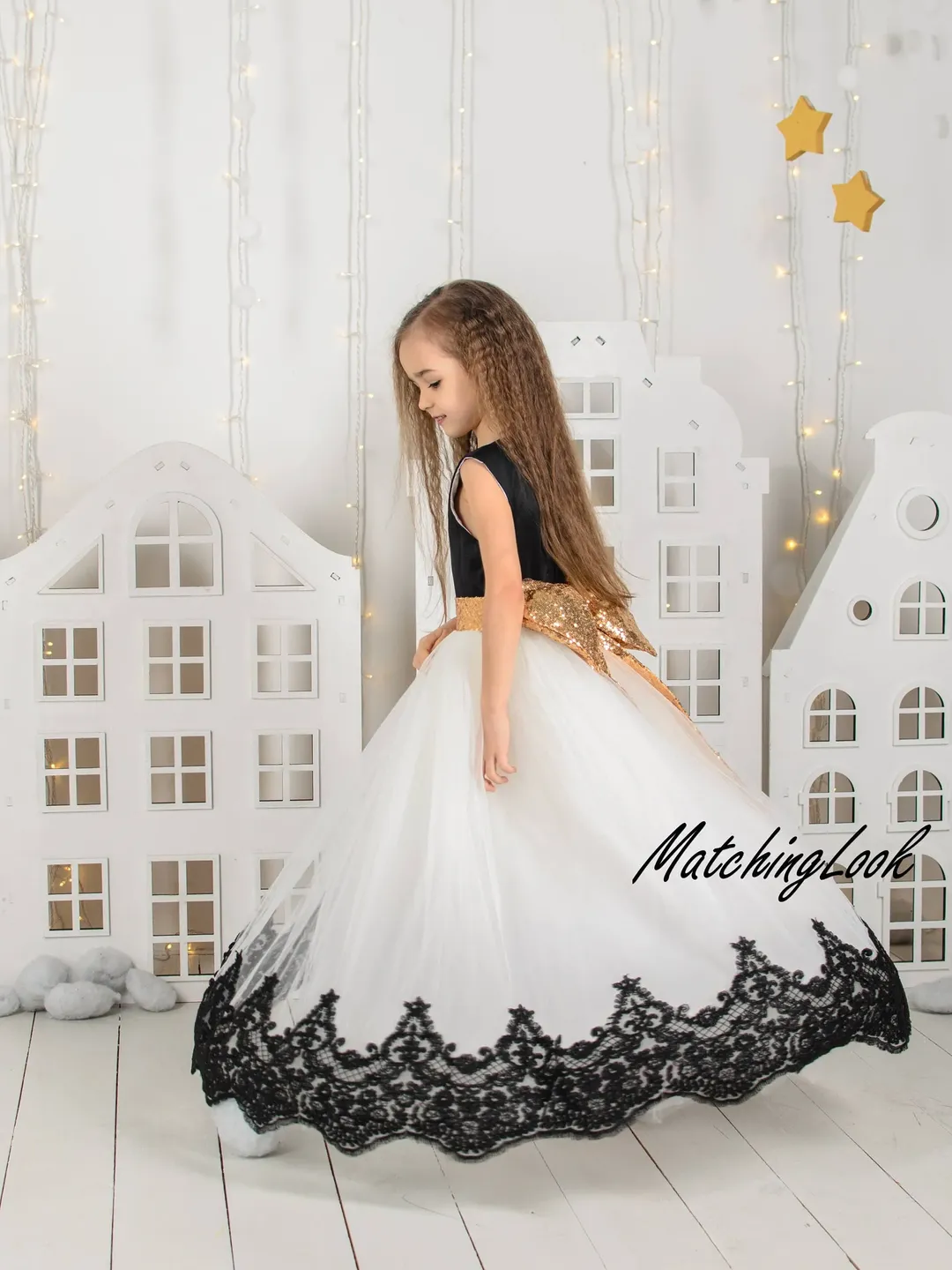 Black And White Flower Girl Dress, First Birthday Dress, Girl Gown Dress, Elegant Dress, Tutu Dress, Photoshoot Dress, Formal Gown Dress Black And White Flower Girl Dress, First Birthday Dress, Girl Gown Dress, Elegant Dress, Tutu Dress, Photoshoot Dress, Formal Gown Dress