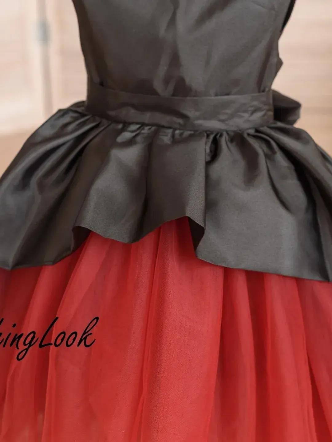 black and red birthday dress Black Beads Tulle Illusion Halter Plus Size Red Prom Sweetheart 16 Dress