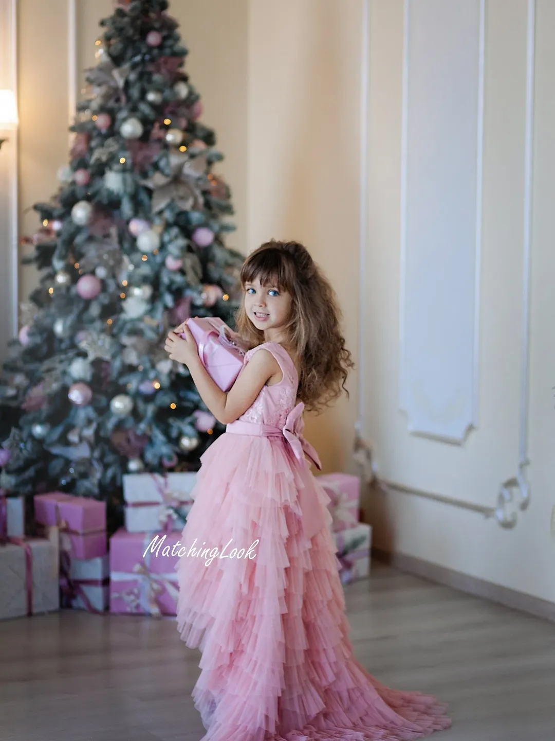 Flower Girl Dress, Toddler Dress, Girl Birthday Dress, High Low Dress, Tulle Tutu Dress, Special Occasion Dress, Photoshoot Dress