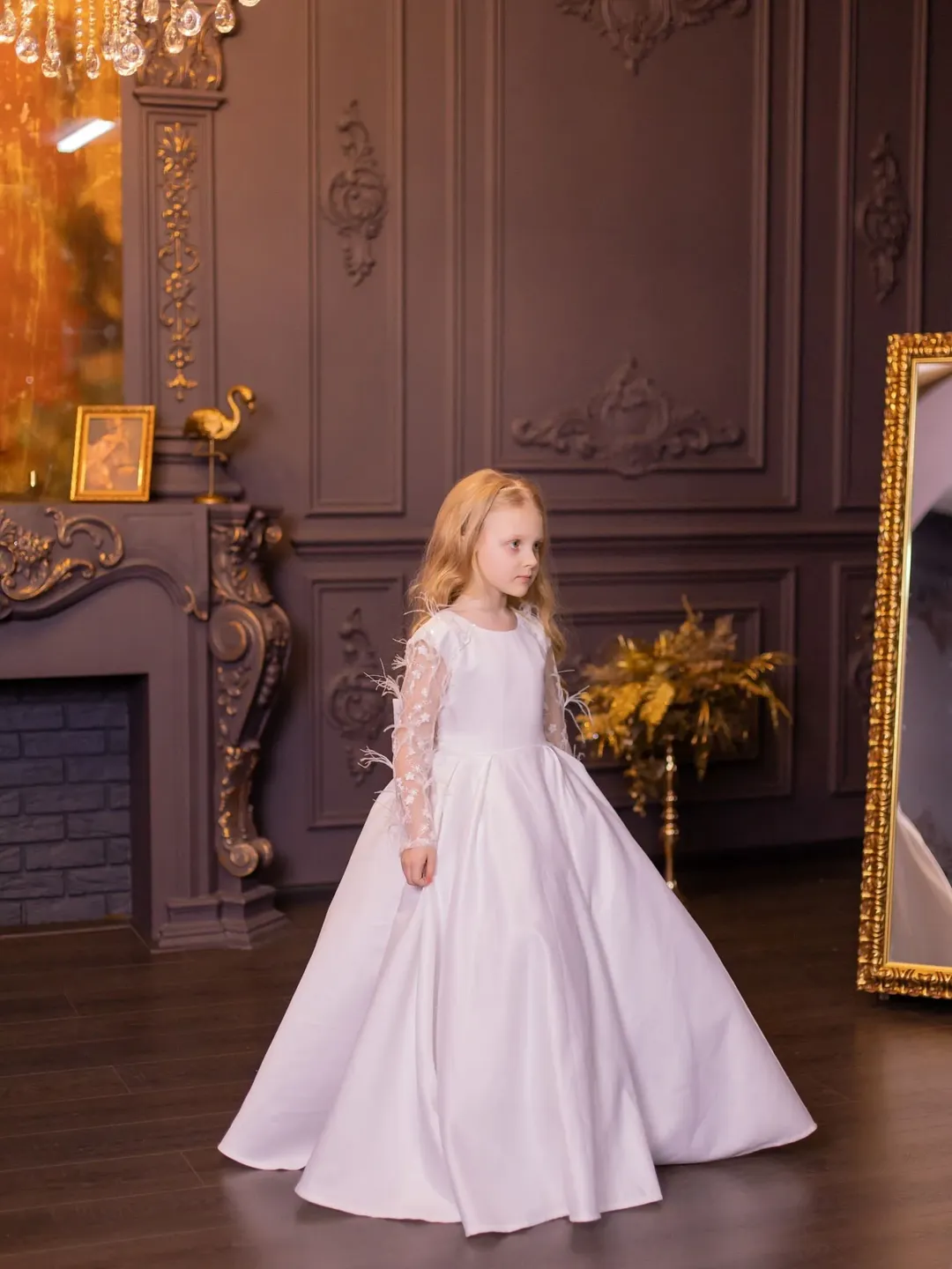 green emerald velvet dress Snow White Long Sleeve Plus Size Toddler Girl’s Dress – Elizabeth Tulle Party Gown with Hand-Embroidered Pearls for Special Occasions 9-10y