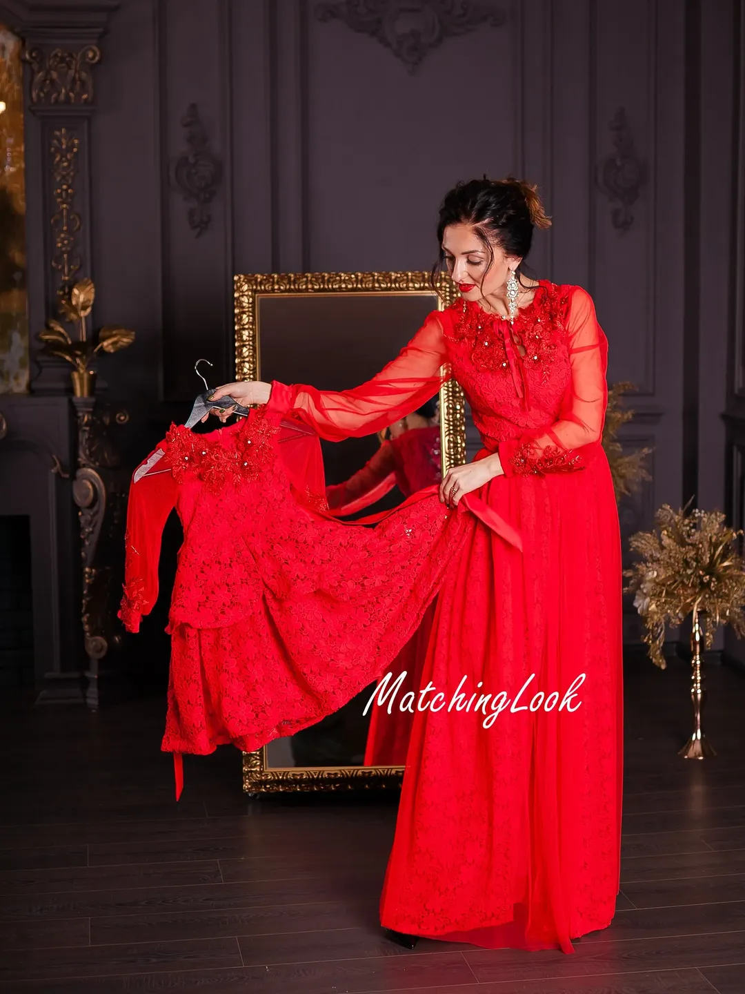white christmas dresses Winter Shining Star Maxi Dress – Mia Belle Girls